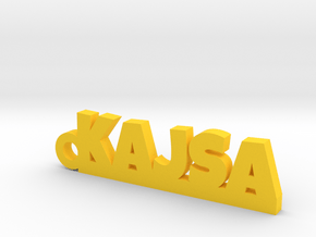 KAJSA Keychain Lucky in Yellow Processed Versatile Plastic