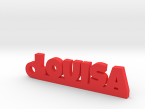 LOUISA Keychain Lucky in Red Processed Versatile Plastic
