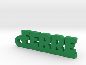 FERRE Keychain Lucky in Green Processed Versatile Plastic