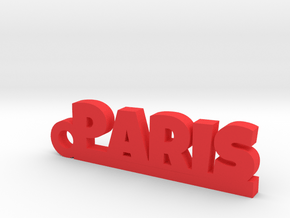 PARIS Keychain Lucky in Red Processed Versatile Plastic