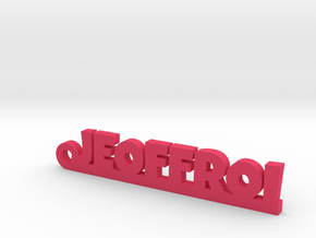 JEOFFROI Keychain Lucky in Pink Processed Versatile Plastic