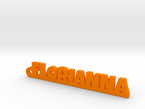 FLORIANNA Keychain Lucky in Orange Processed Versatile Plastic