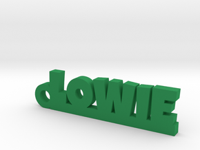 LOWIE Keychain Lucky in Green Processed Versatile Plastic