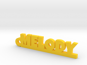 MELODY Keychain Lucky in Yellow Processed Versatile Plastic