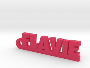 FLAVIE Keychain Lucky in Pink Processed Versatile Plastic