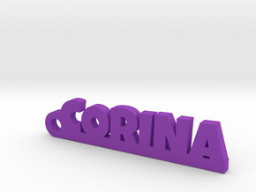 CORINA Keychain Lucky in Natural Silver