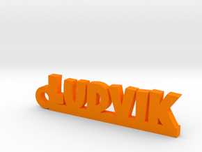 LUDVIK Keychain Lucky in Orange Processed Versatile Plastic