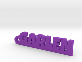GARLEN Keychain Lucky in Purple Processed Versatile Plastic
