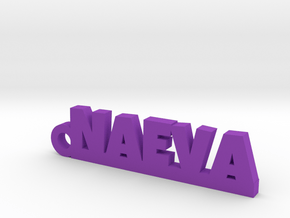NAEVA Keychain Lucky in Purple Processed Versatile Plastic