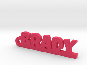 BRADY Keychain Lucky in Natural Silver