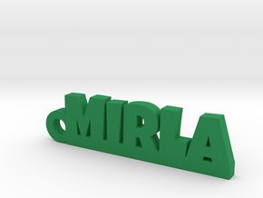 MIRLA Keychain Lucky in Green Processed Versatile Plastic