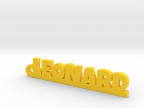 LEONARD Keychain Lucky in Yellow Processed Versatile Plastic
