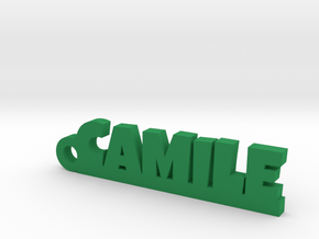 CAMILE Keychain Lucky in Green Processed Versatile Plastic