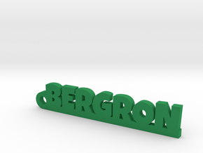 BERGRON Keychain Lucky in Green Processed Versatile Plastic