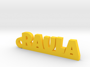 RAULA Keychain Lucky in Yellow Processed Versatile Plastic