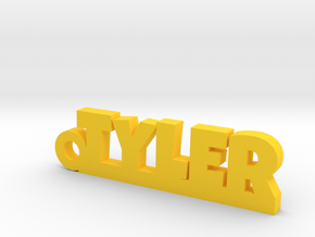 TYLER Keychain Lucky in Yellow Processed Versatile Plastic