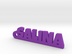 SALINA Keychain Lucky in Purple Processed Versatile Plastic
