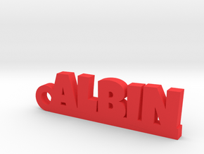 ALBIN Keychain Lucky in Red Processed Versatile Plastic