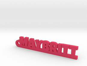 MAYBRITT Keychain Lucky in Pink Processed Versatile Plastic