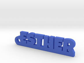 ESTHER Keychain Lucky in Blue Processed Versatile Plastic