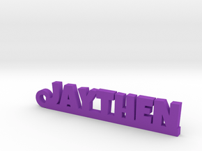 JAYTHEN Keychain Lucky in Purple Processed Versatile Plastic