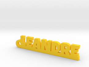 LEANDRE Keychain Lucky in Yellow Processed Versatile Plastic