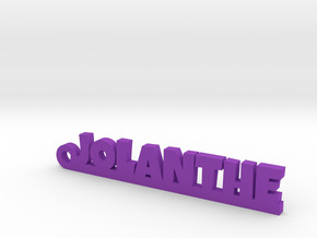 JOLANTHE Keychain Lucky in Purple Processed Versatile Plastic
