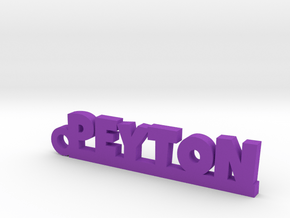 PEYTON Keychain Lucky in Purple Processed Versatile Plastic