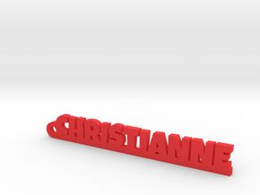 CHRISTIANNE Keychain Lucky in Red Processed Versatile Plastic