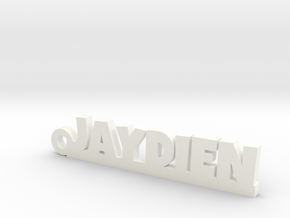 JAYDIEN Keychain Lucky in White Processed Versatile Plastic