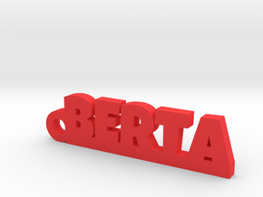 BERTA Keychain Lucky in Red Processed Versatile Plastic