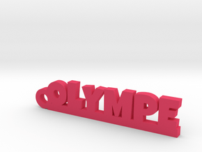 OLYMPE Keychain Lucky in Pink Processed Versatile Plastic