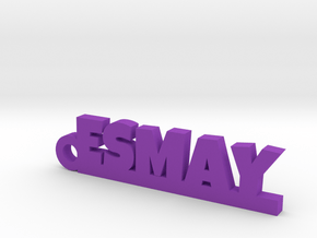 ESMAY Keychain Lucky in Purple Processed Versatile Plastic