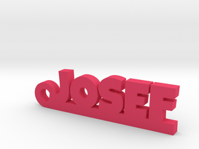 JOSEF Keychain Lucky in Pink Processed Versatile Plastic