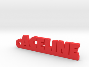 ACELINE Keychain Lucky in Red Processed Versatile Plastic