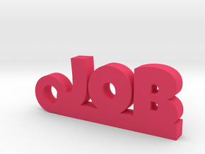 JOB Keychain Lucky in Pink Processed Versatile Plastic