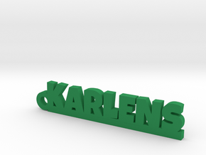 KARLENS Keychain Lucky in Green Processed Versatile Plastic