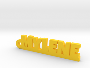MYLENE Keychain Lucky in Yellow Processed Versatile Plastic