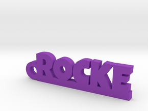 ROCKE Keychain Lucky in Purple Processed Versatile Plastic