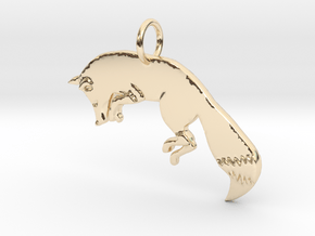 The fox in 14K Yellow Gold