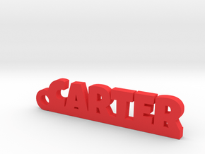 CARTER Keychain Lucky in Red Processed Versatile Plastic