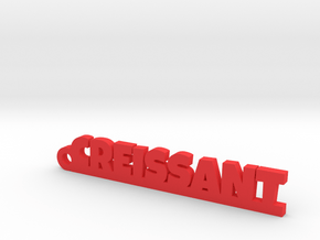 CREISSANT Keychain Lucky in Natural Silver
