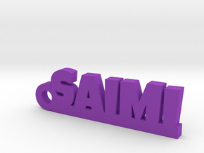 SAIMI Keychain Lucky in Purple Processed Versatile Plastic