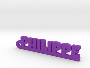 PHILIPPE Keychain Lucky in Purple Processed Versatile Plastic