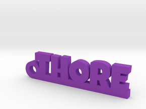 THORE Keychain Lucky in Purple Processed Versatile Plastic