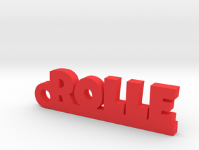 ROLLE Keychain Lucky in Red Processed Versatile Plastic