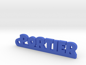 PORTIER Keychain Lucky in Blue Processed Versatile Plastic