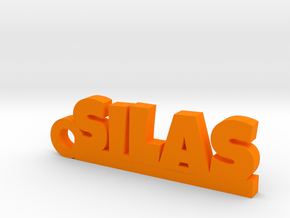 SILAS Keychain Lucky in Orange Processed Versatile Plastic