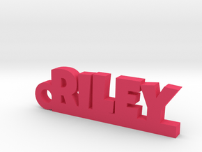 RILEY Keychain Lucky in Pink Processed Versatile Plastic
