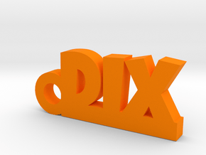 DIX Keychain Lucky in Orange Processed Versatile Plastic